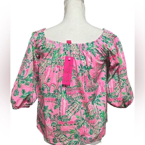 NTW Lilly Pulitzer Winifred top mandevilla baby size small - Picture 5 of 6